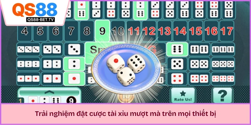 Trải nghiệm đặt cược tài xỉu mượt mà trên mọi thiết bị 