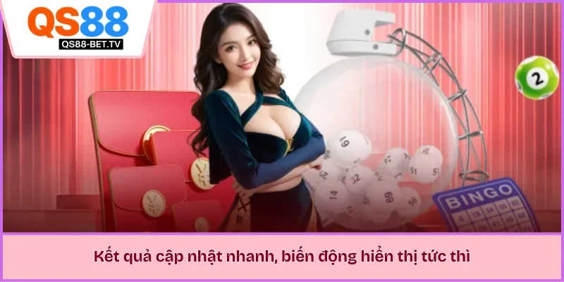 Kết quả cập nhật nhanh, biến động hiển thị tức thì 